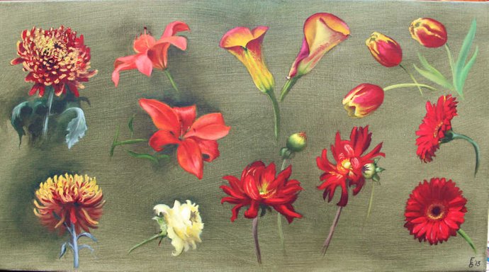 Flower panel